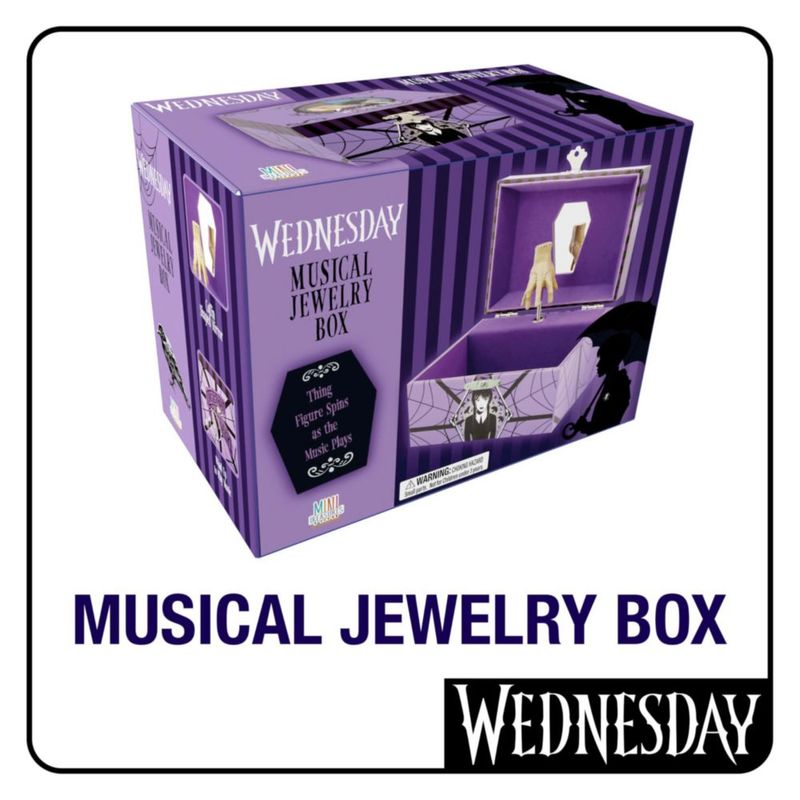 Caja de joyería Mini Treasures Wednesday Musical