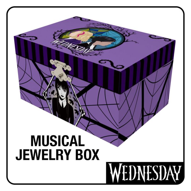 Caja de joyería Mini Treasures Wednesday Musical