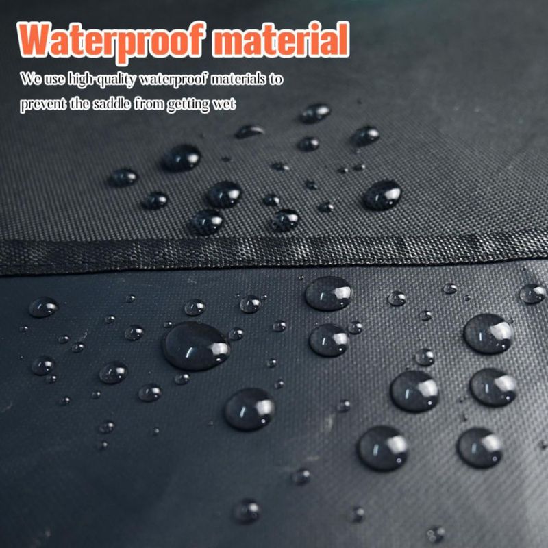 Cubierta para Silla de Montar Western Paloura Negra con 6 Correas Elásticas