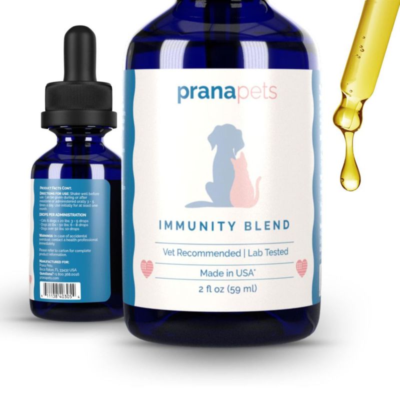 Suplemento para Perro y Gato PranaPets 59 ml Mezcla Inmunitaria
