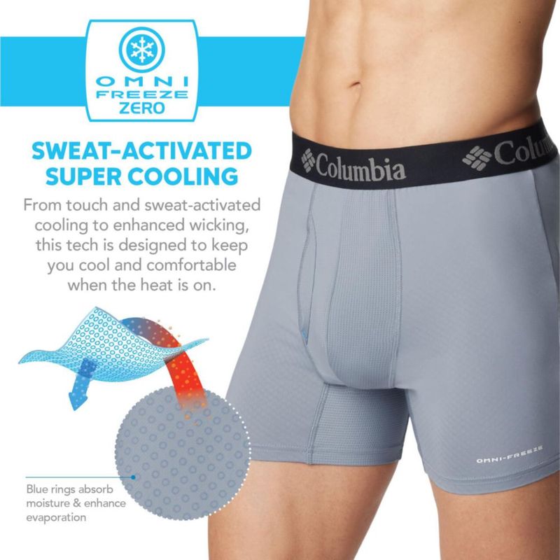 Pack de 3 bóxers Columbia XL (azul marino gris Columbia y negro)