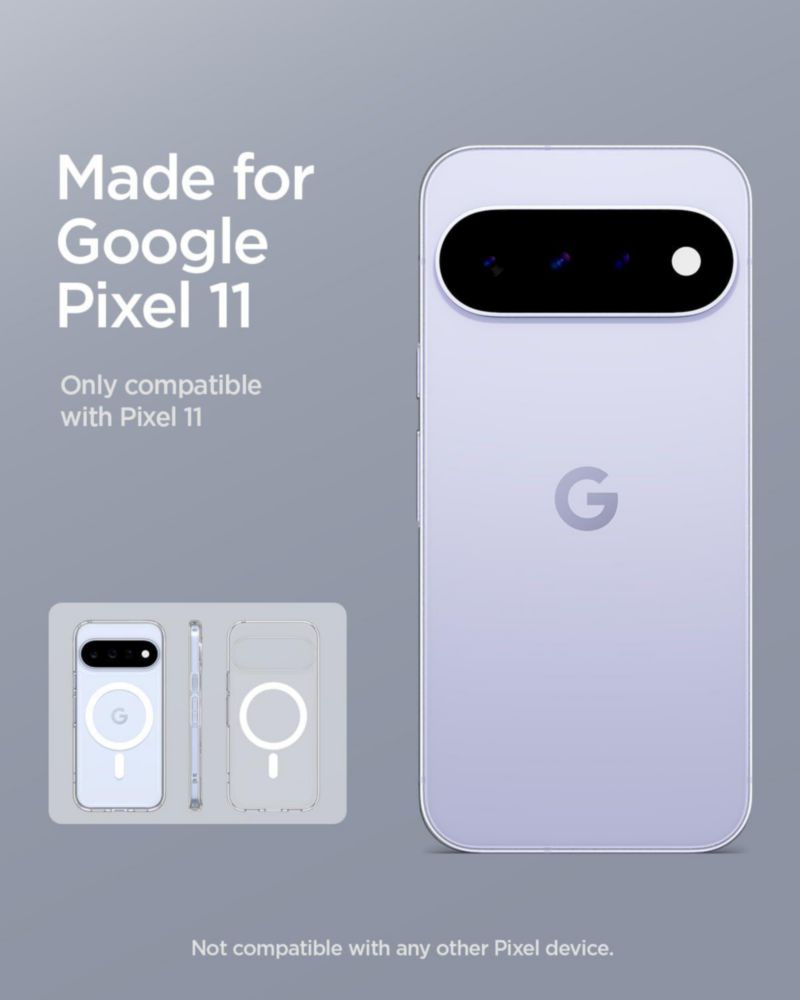 Funda Spigen Ultra Hybrid MagFit para Google Pixel 11 Blanco Transparente