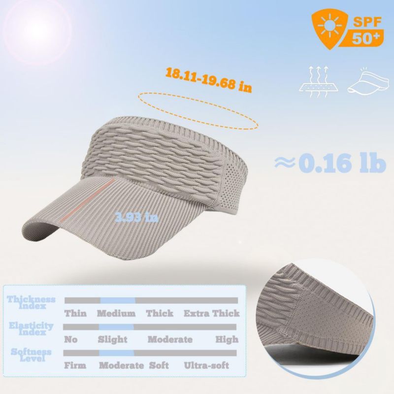 Visera solar Teijbo 6 piezas ala ancha y secado rápido