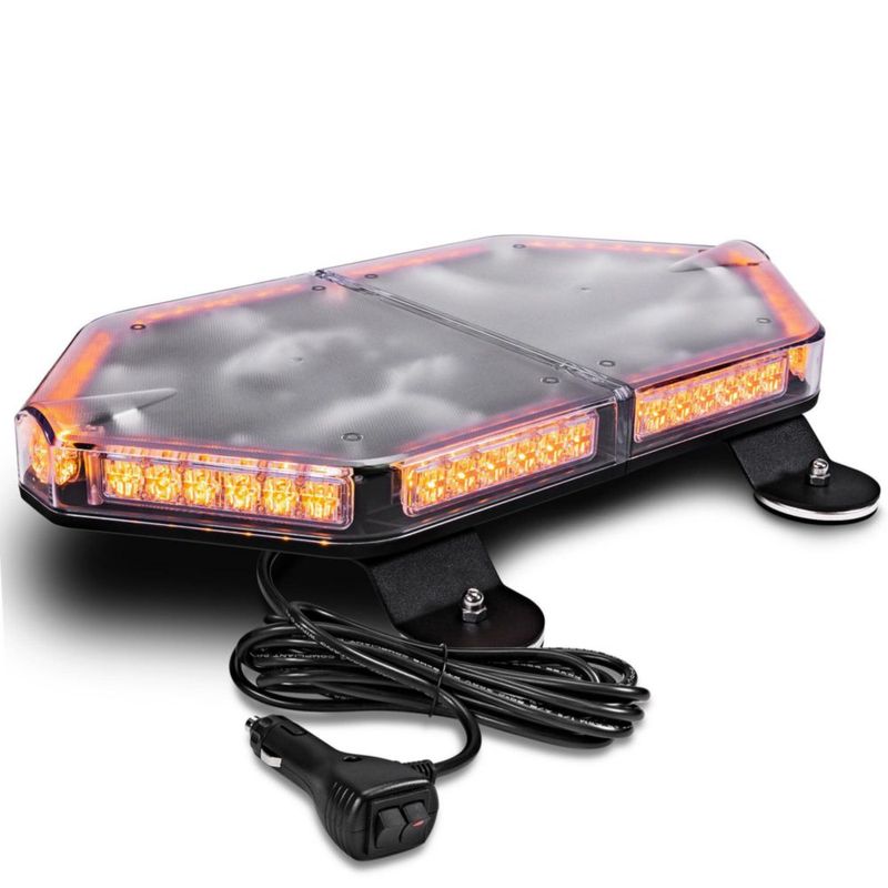 Lámpara estroboscópica LED LAMPHUS 43 cm 56 W ámbar para vehículos