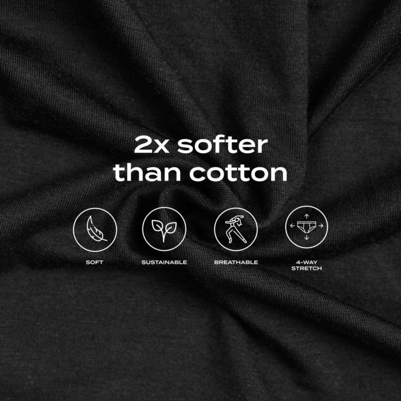 Calzoncillos tipo boxer Woxer 13 cm Modal sin costuras Pride Black 3.0