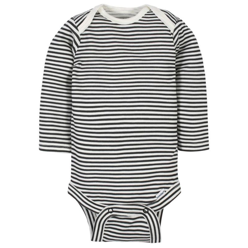 Body Gerber para bebés niños manga larga azul selvático paquete de 6 unidades 0-3 m