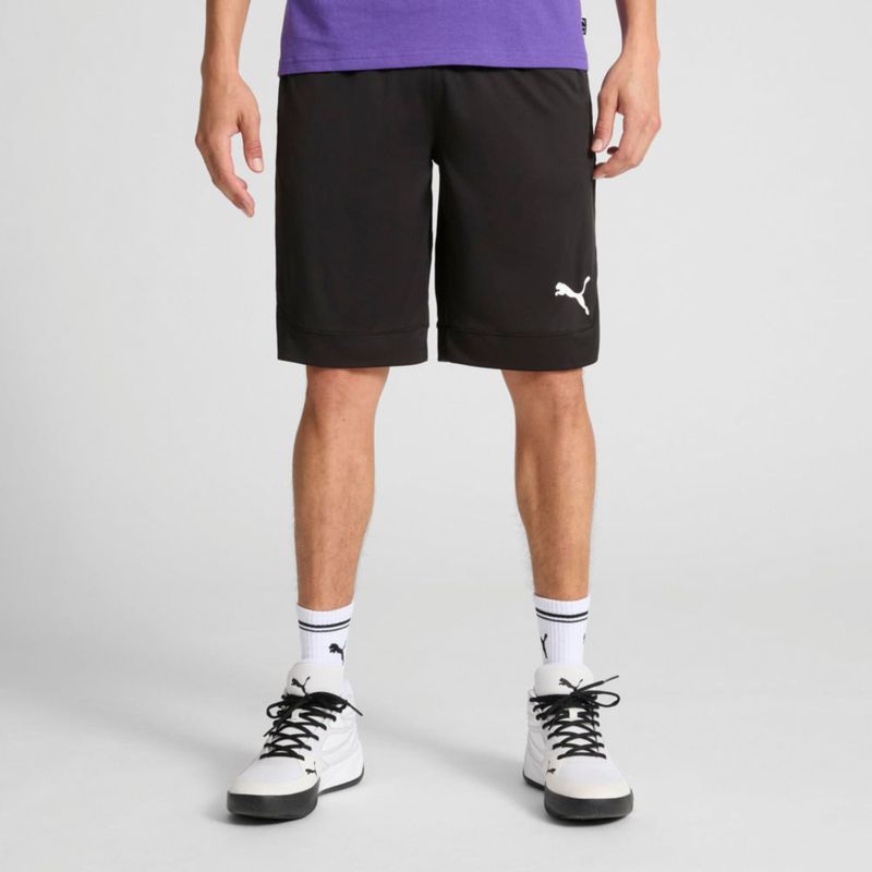 Shorts PUMA RTG Shiny 25 cm Negro Puma SS25 M