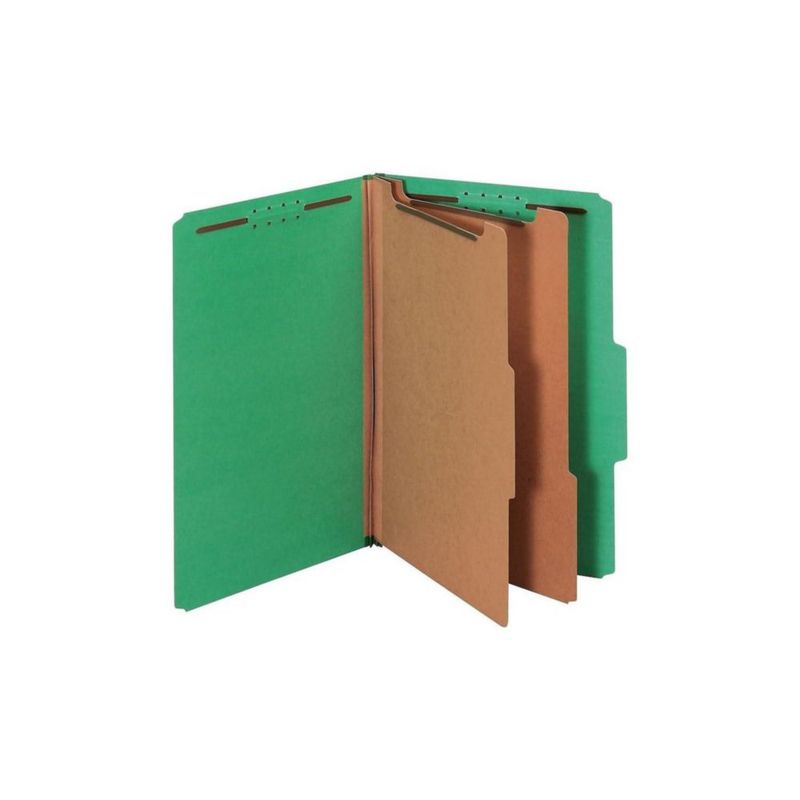 Carpeta de archivo Pendaflex legal verde oscuro 10 unidades