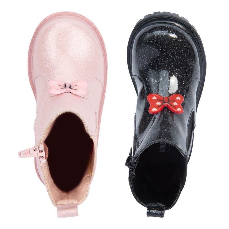 Botin niña vivis shoes kids kit 2 pares con moño 1178176