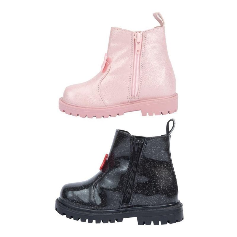 Botin niña vivis shoes kids kit 2 pares con moño 1178176