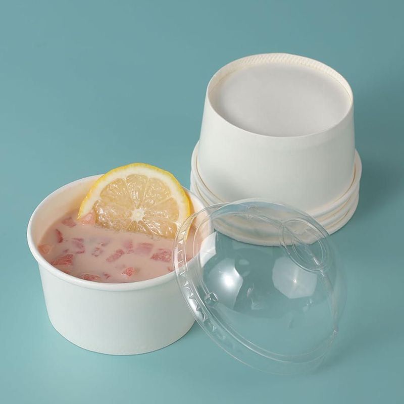 Vasos desechables de papel para helado SOPARO 355 ml (paquete de 500)