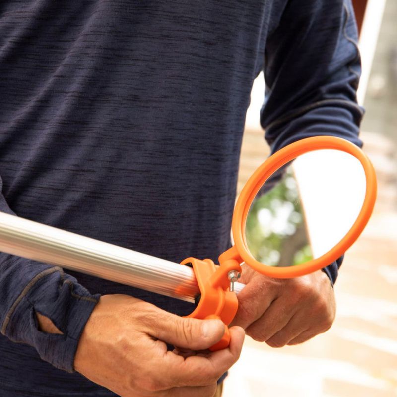 Espejo de inspección EZ SMART de 115 cm para montaje en poste