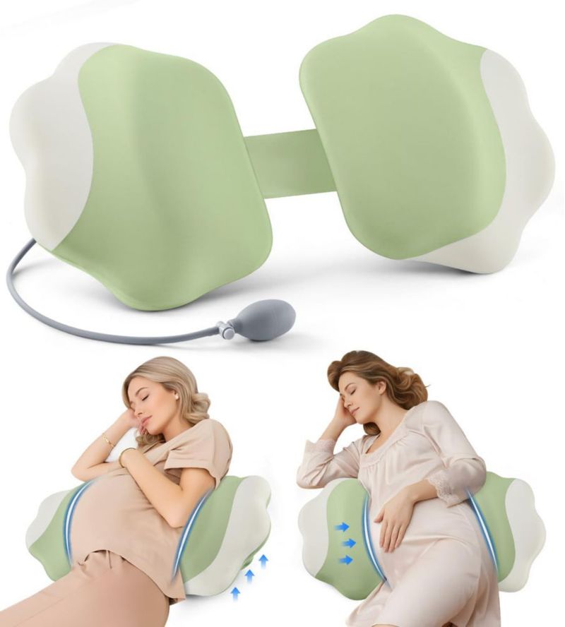 Almohada DONAMA de Espuma Viscoelástica para Embarazo con Enfriamiento