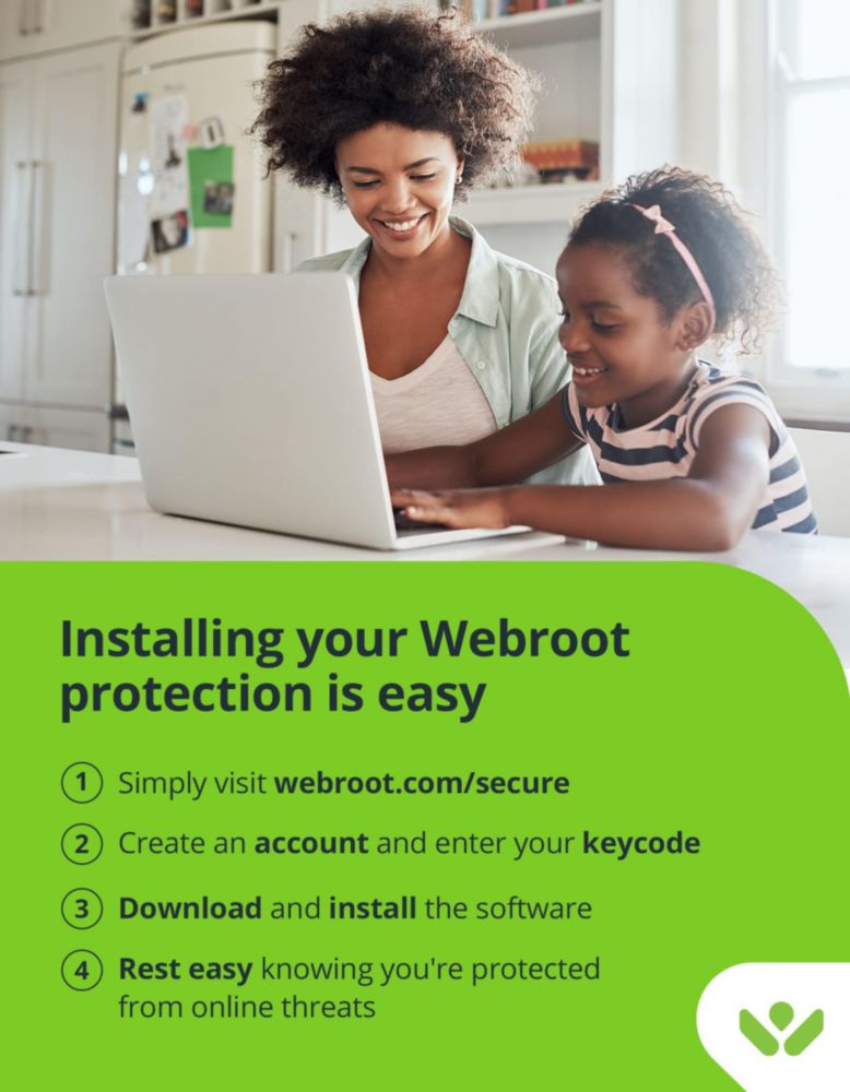 Antivirus Webroot 3 dispositivos 1 año PC/Mac 2026