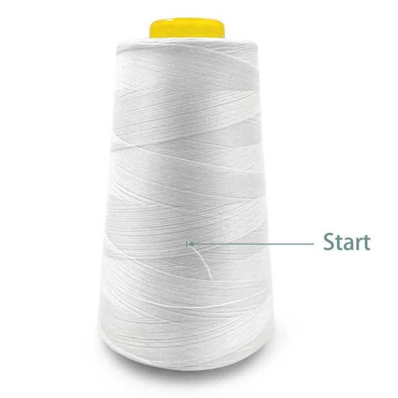 Hilo tortoise 3000 yd x4 blanco 100 % poliéster