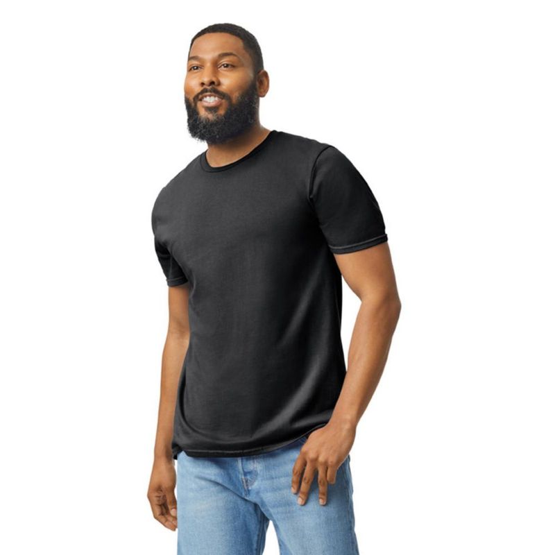Camiseta Gildan G64000 Negra Pack de 2 - Talla 3XL
