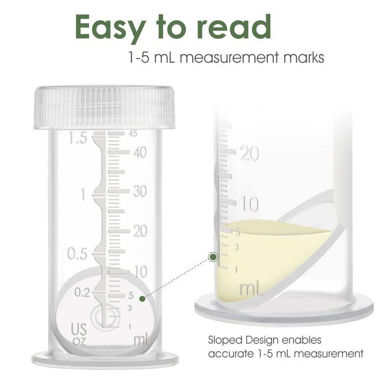 Envase para leche Maymom 45 ml 4 uds a prueba de fugas y libre de BPA