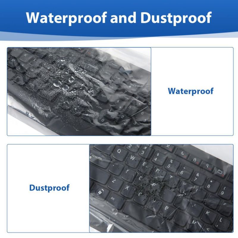 Fundas impermeables para teclado JMU 56 cm x 35 cm paquete de 250
