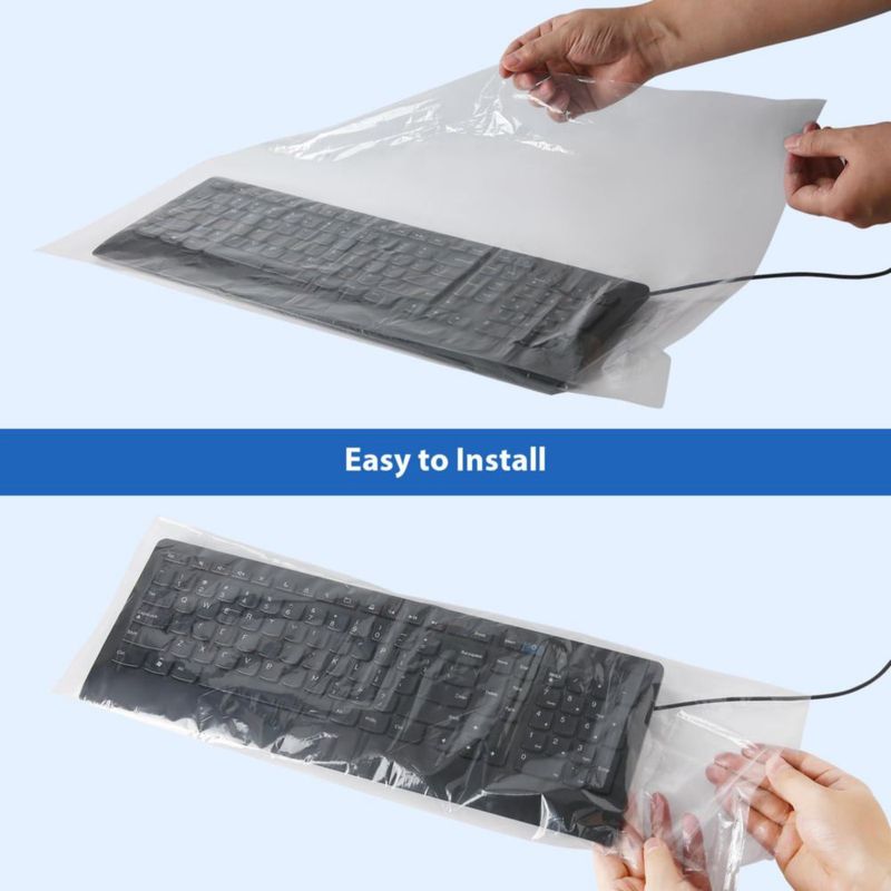 Fundas impermeables para teclado JMU 56 cm x 35 cm paquete de 250