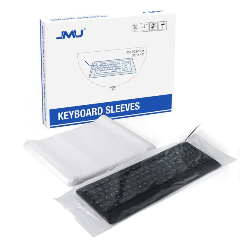 Fundas impermeables para teclado JMU 56 cm x 35 cm paquete de 250