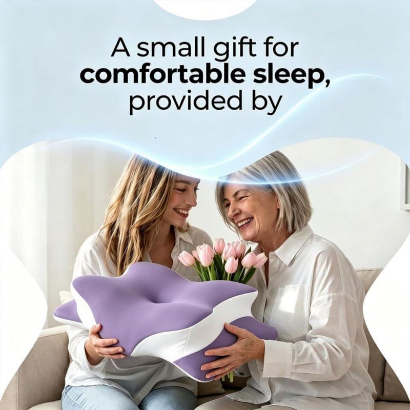 Almohada cervical WKEFF de espuma viscoelástica refrigerante 61 × 41 cm