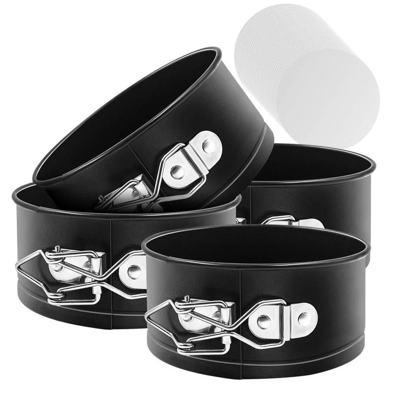 Molde desmontable MASSUGAR 10 cm – Pack de 4 antiadherente