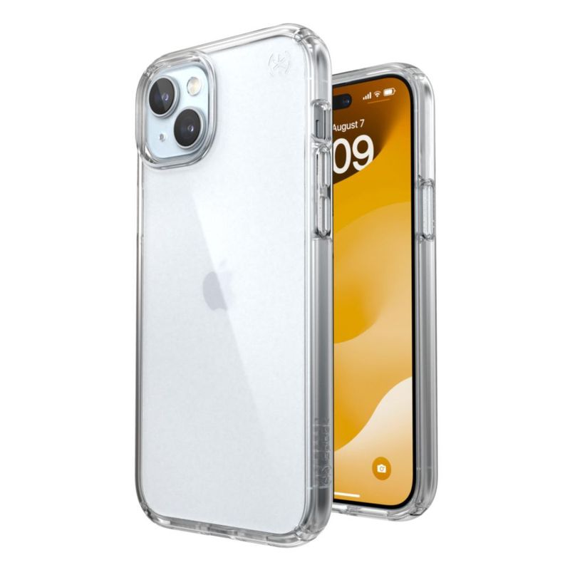 Funda Speck iPhone 16 Transparente y Delgada – Resistente a caídas de 13 pies