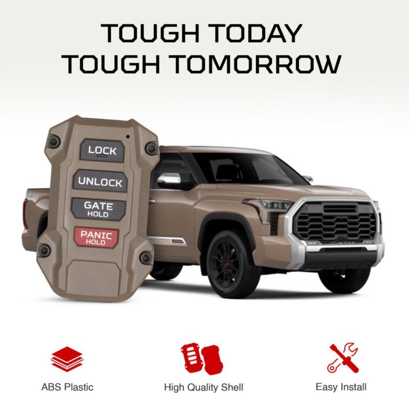 Llavero de control remoto AJT DESIGN para Toyota Tacoma/Tundra/4Runner/Sequoia