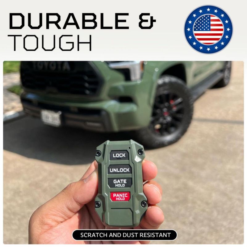 Llavero de control remoto AJT DESIGN para Toyota Tacoma/Tundra/4Runner/Sequoia