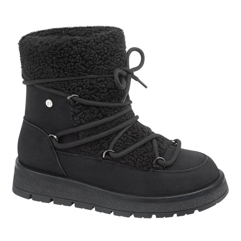 Bota dama belinda peregrin borrega con cordones 4cm 1254086