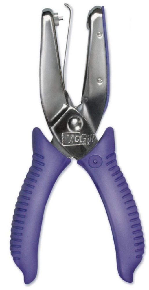 Perforadora de papel Advantus 1/16" alcance 5 cm morado