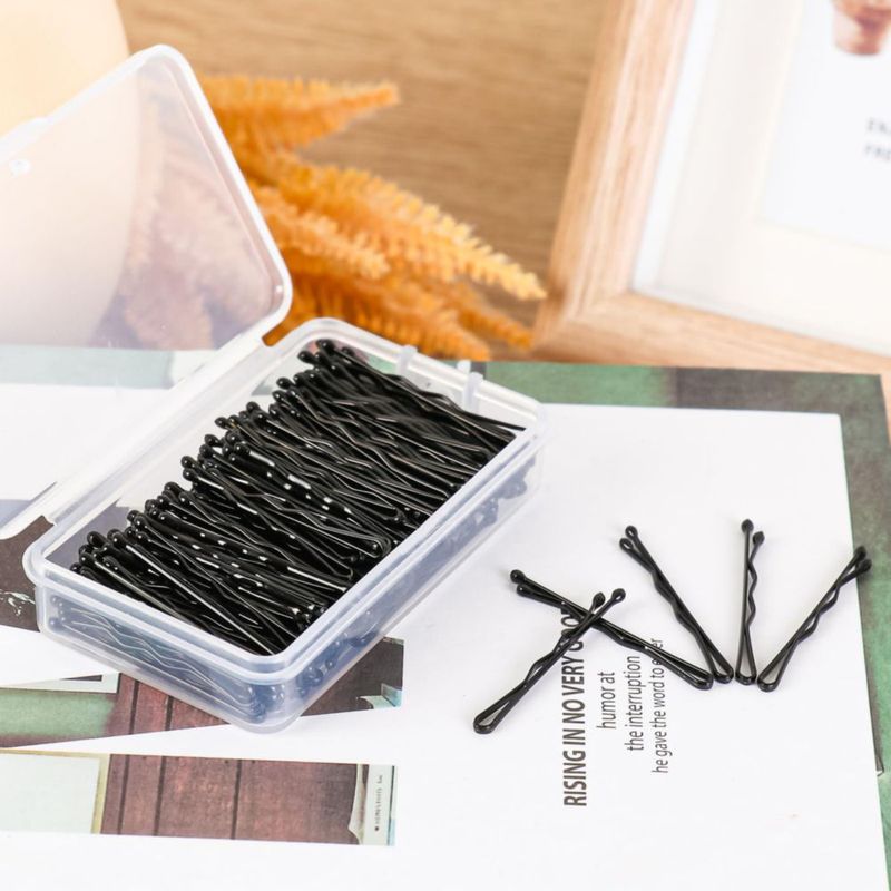 Clip para el cabello DySaLic 35 cm negro 150 unidades con caja