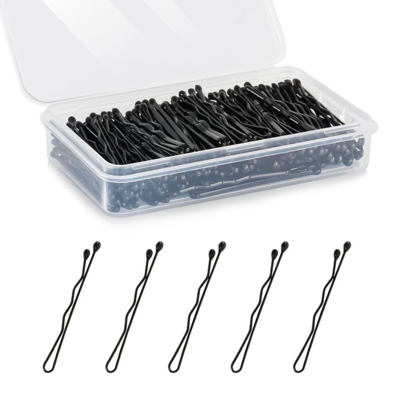 Clip para el cabello DySaLic 35 cm negro 150 unidades con caja