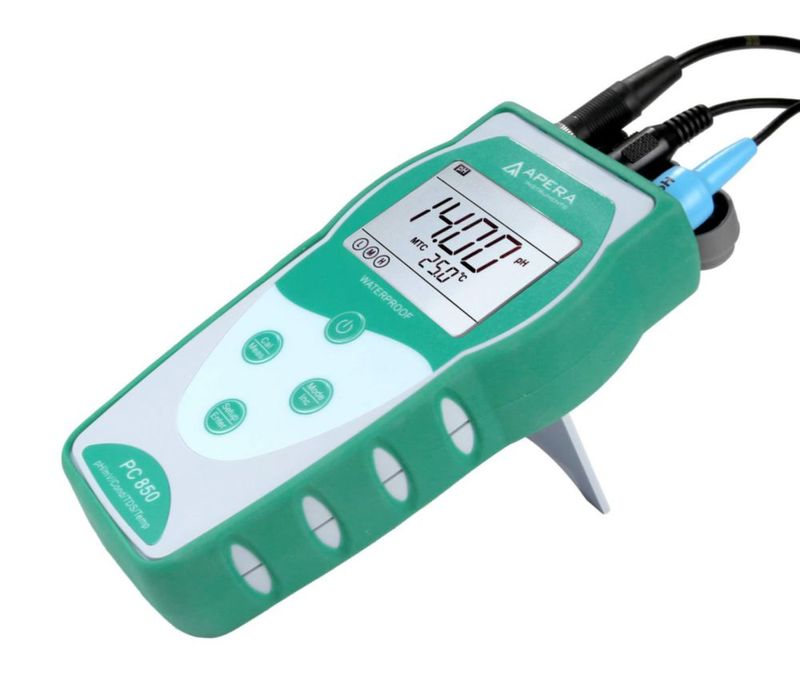Medidor de pH Apera Instruments PC850 Kit Impermeable