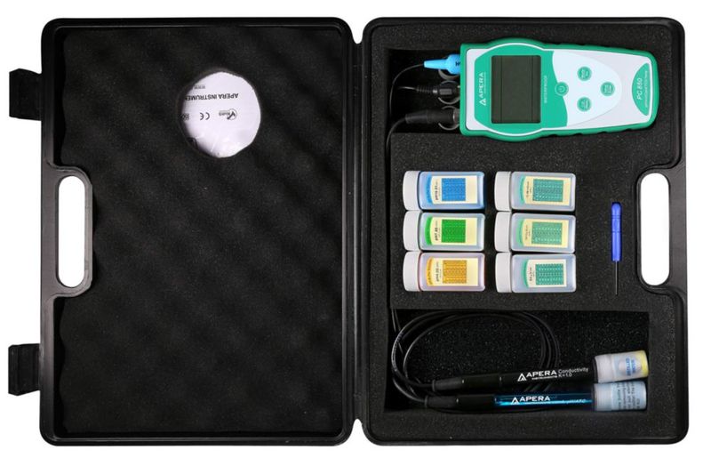 Medidor de pH Apera Instruments PC850 Kit Impermeable
