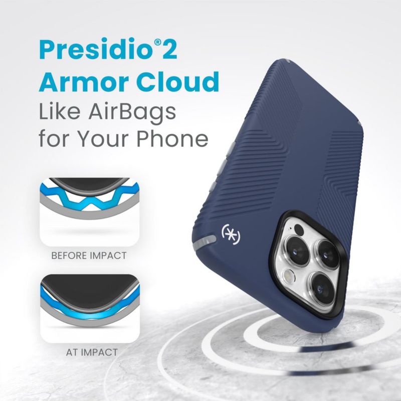 Funda Speck Presidio2 Grip para iPhone 15 Pro Max