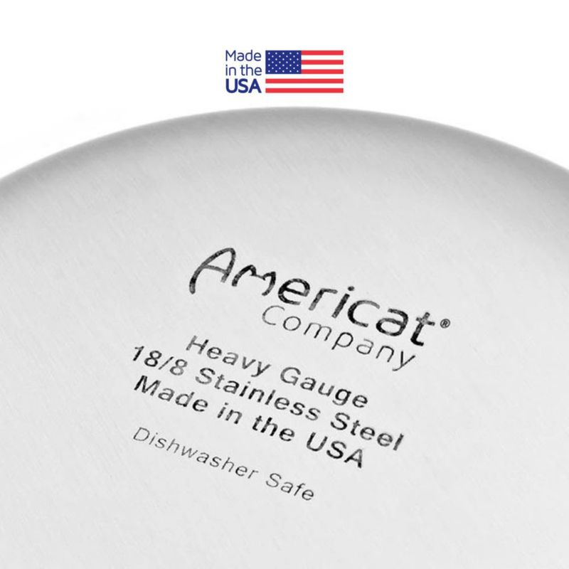 Cuenco para gato Americat Company SS de 16 oz con soporte elevado