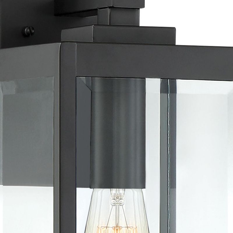 Lámpara de pared Quoizel 43 cm Negro Tierra