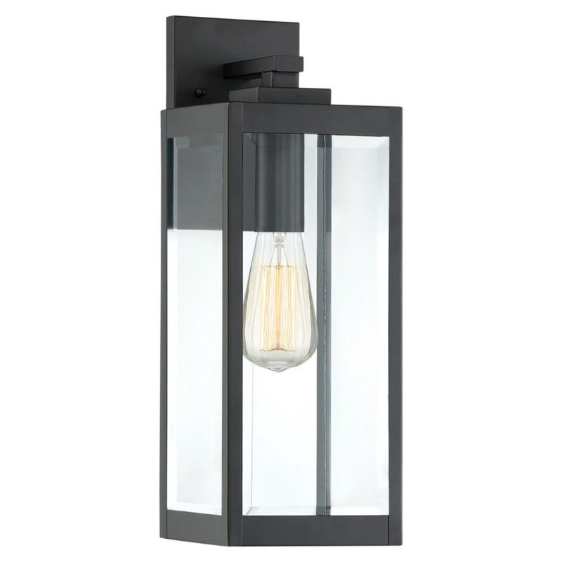 Lámpara de pared Quoizel 43 cm Negro Tierra