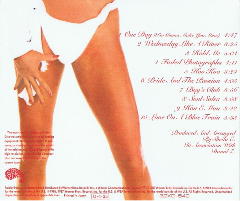 CD de audio WARNER BROS Sheila E