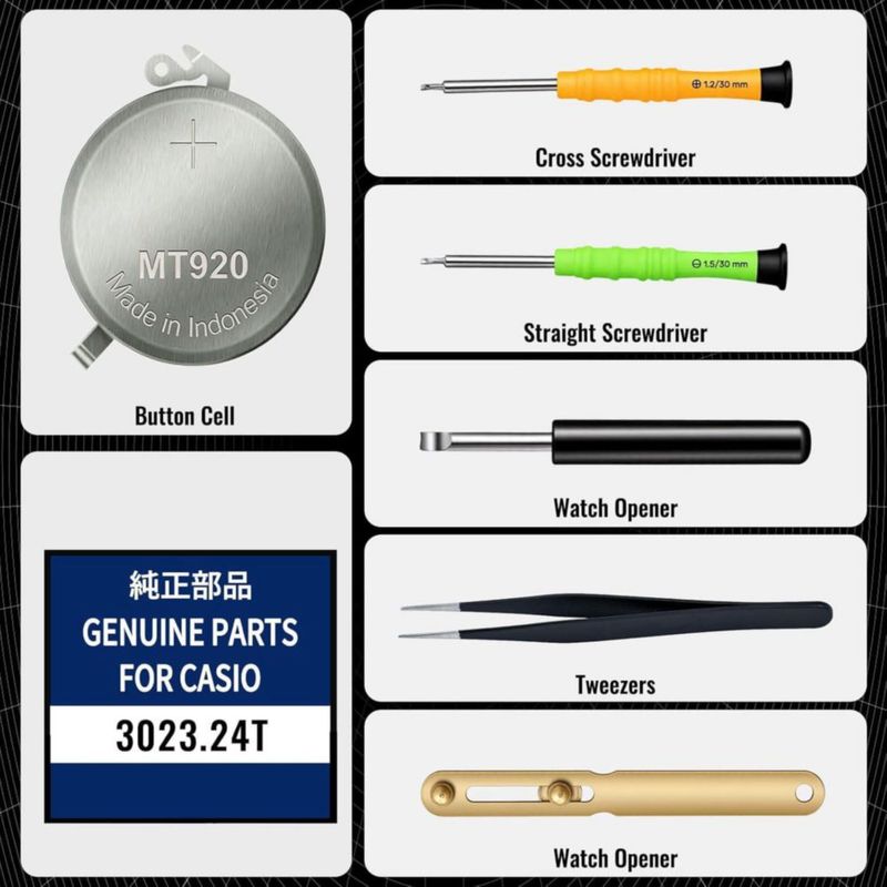 Batería YUFEEI 3023-24T/MT920 para relojes Seiko Eco-Drive V172‑V175