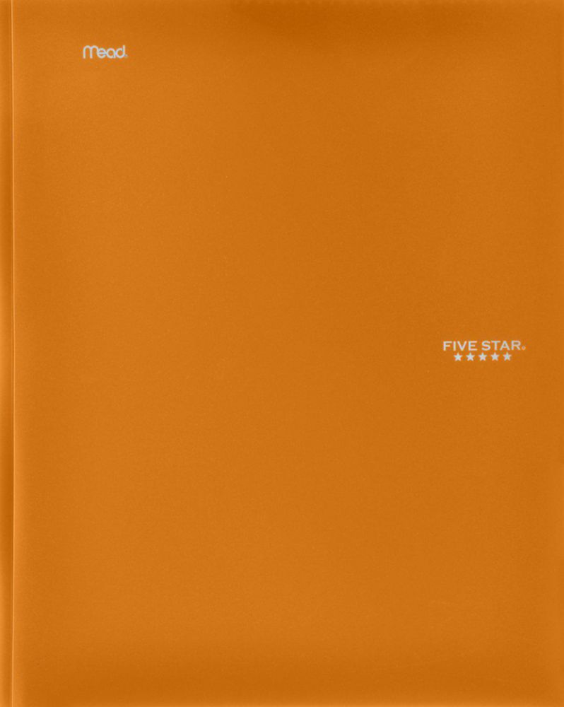 Carpeta de archivo Five Star 28 cm x 22 cm Naranja