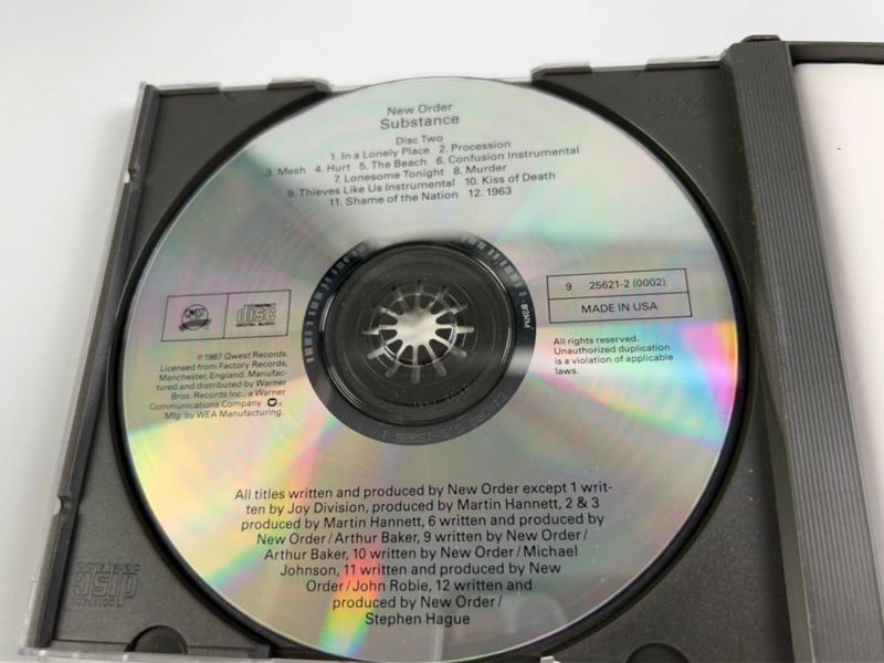 Substance – Warner Bros – New Order