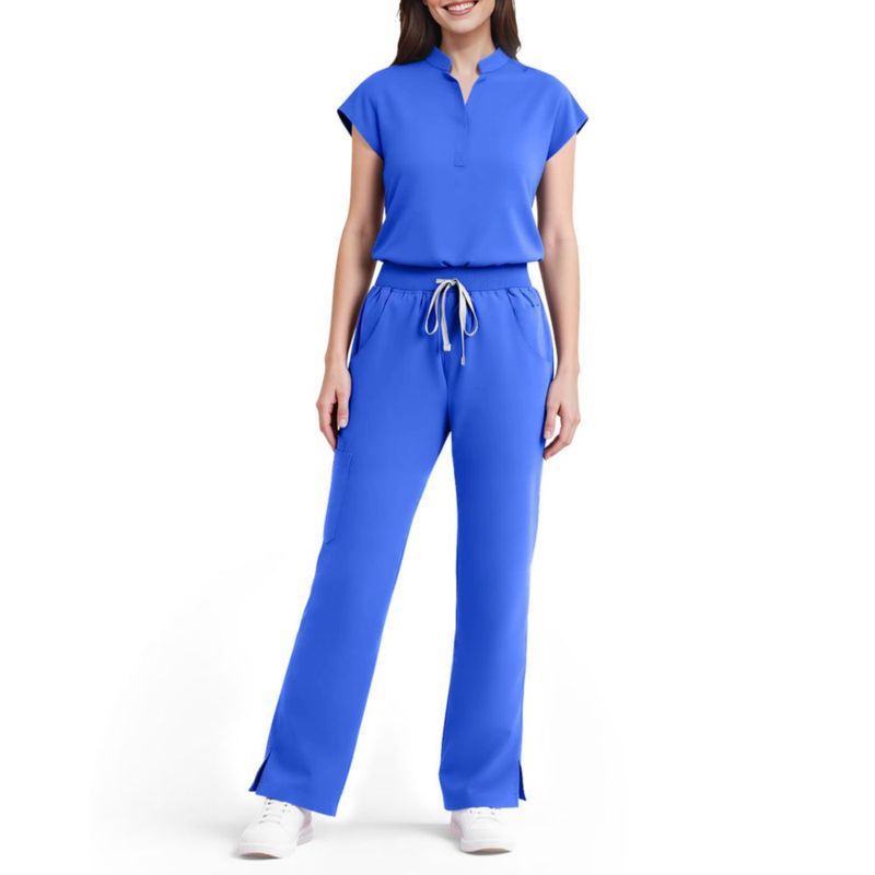 Conjunto de Scrubs Dvoliaw para Mujer – 9 Bolsillos y Pierna Recta