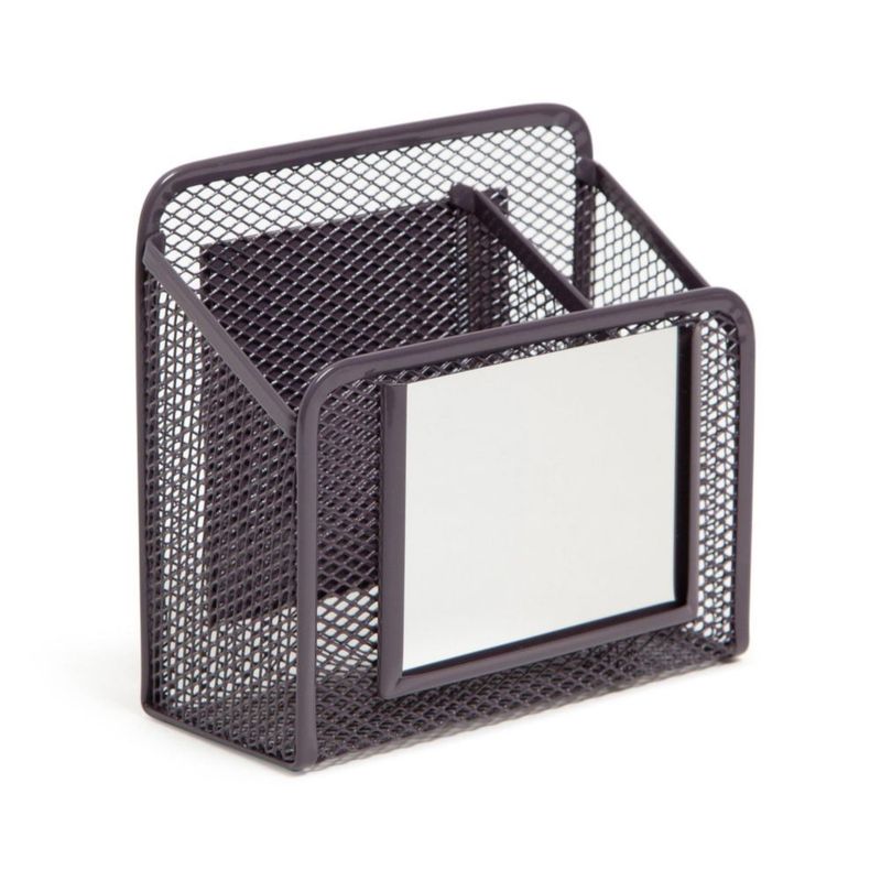 Copa Magnética para Casillero U Brands 13 cm x 6 cm x 12 cm Negro con Espejo