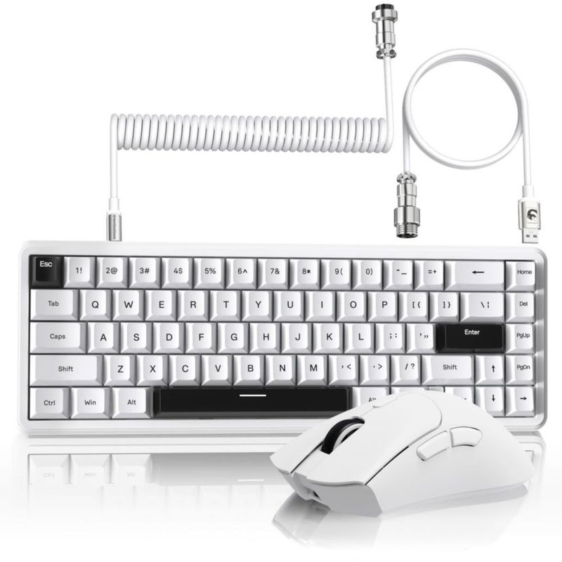 Teclado y Ratón MAMBASNAKE X65 HE 8KHz 18K DPI Blanco