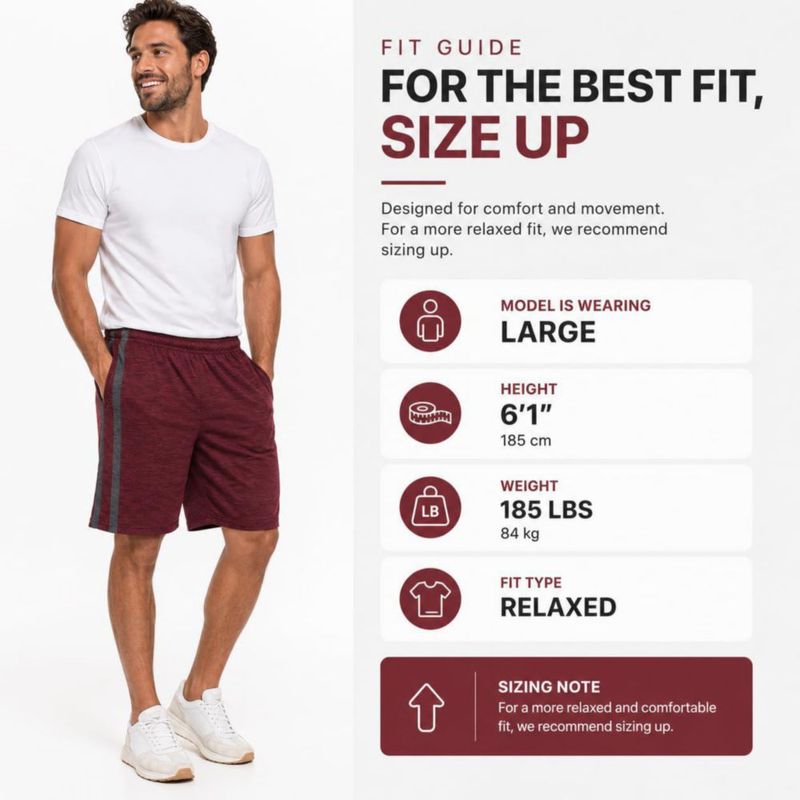 Shorts Essential Elements 5 unidades secado rápido y bolsillos