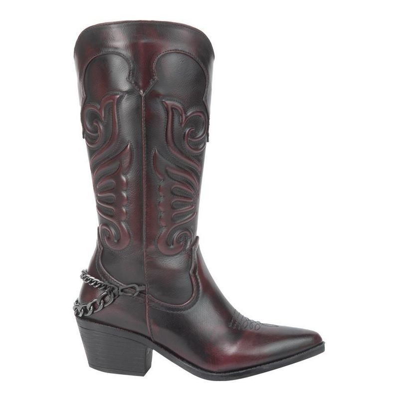 Bota dama tierra bendita vaquera con cadena 5.5cm 1258786