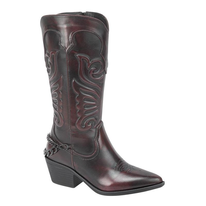 Bota dama tierra bendita vaquera con cadena 5.5cm 1258786