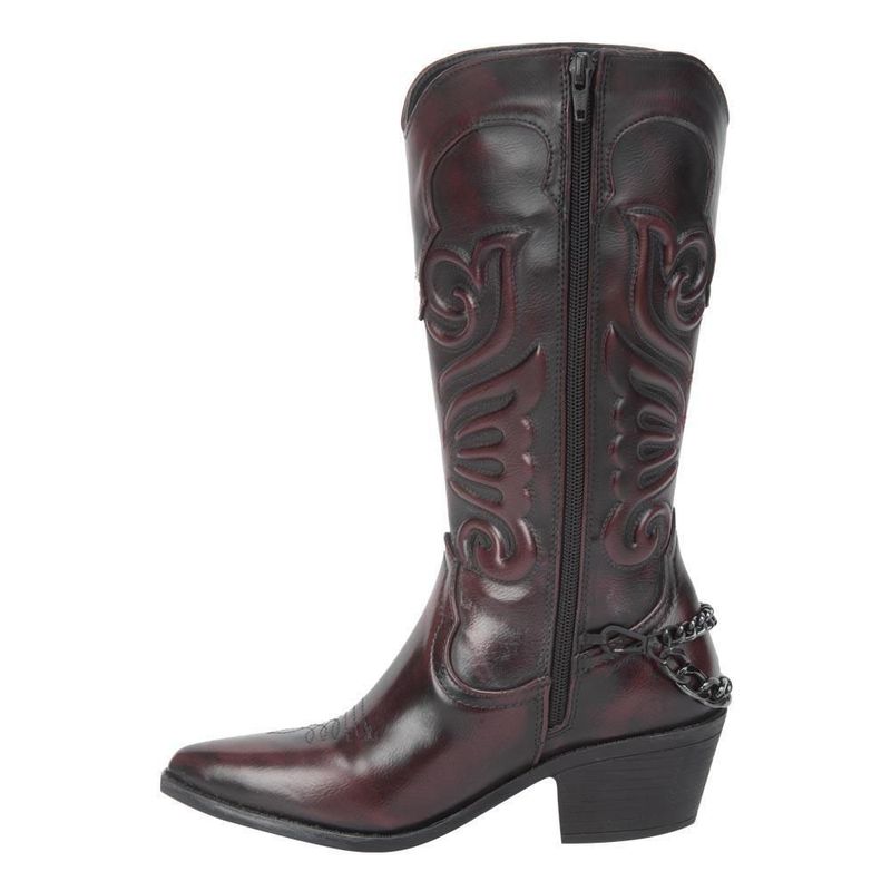 Bota dama tierra bendita vaquera con cadena 5.5cm 1258786
